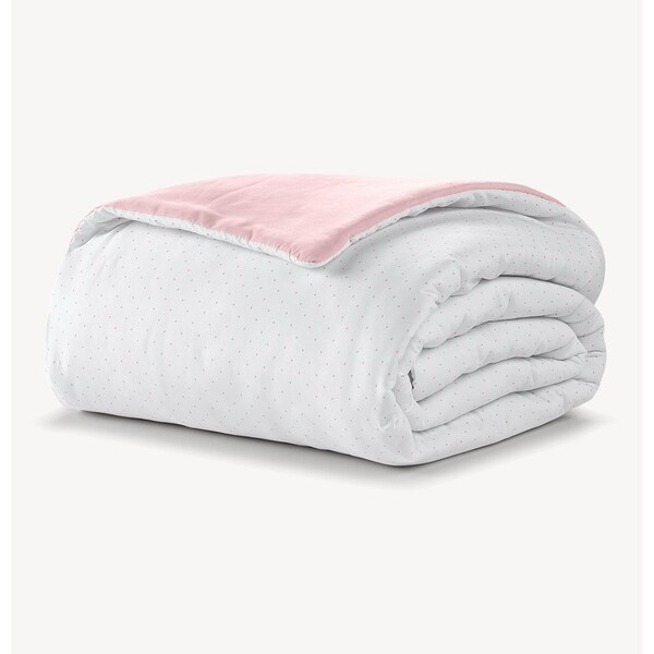 Ella Jayne Reversible Microfiber Polka Dot Comforter Set Full / Queen